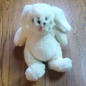 Pink Scar Biker Bunny From Intergalactic Space Upcycled Stuffed Animal Toy